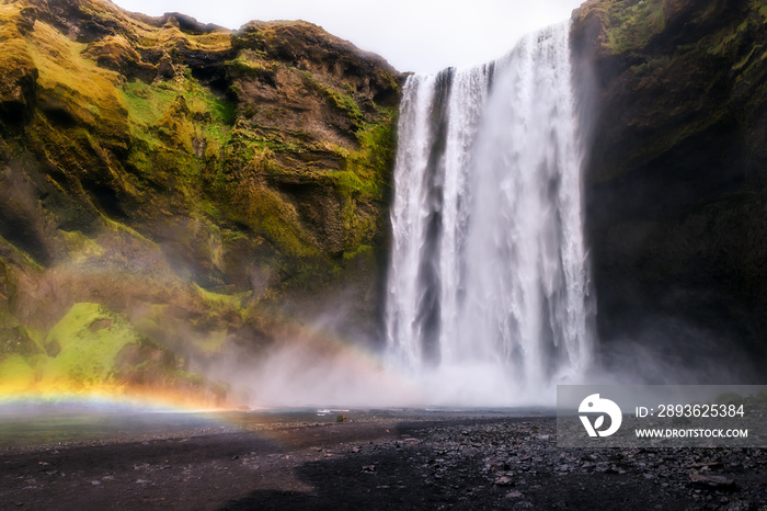 Skogafoss waterfall in Iceland