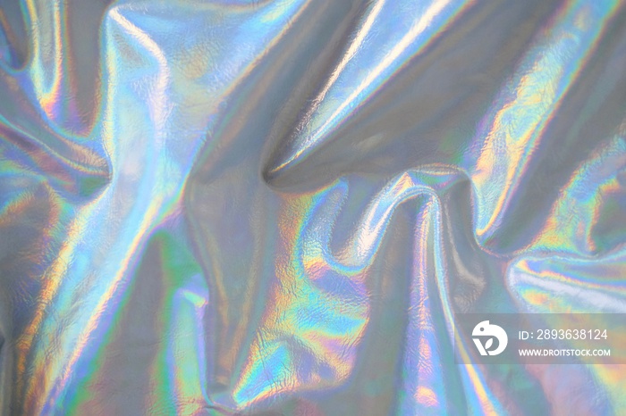 trendy holographic background. metallic iridescent background.pastel colored  holographic texture in