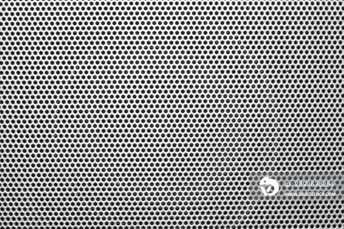 Closeup of a metal grid. texture