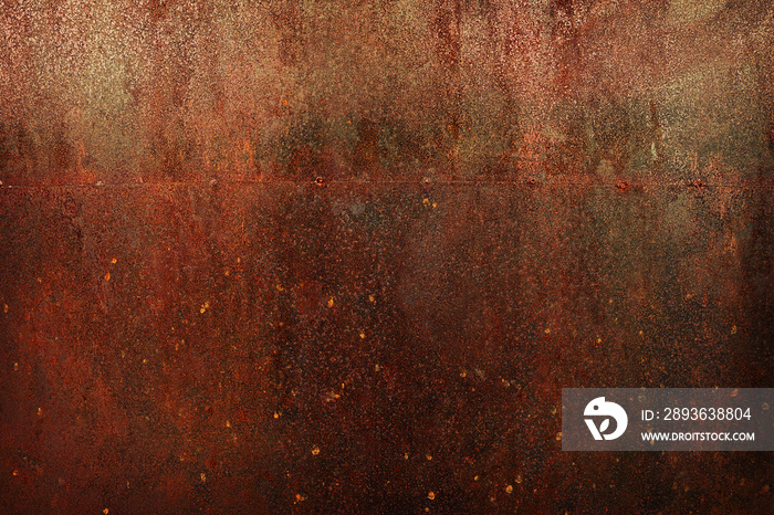 Rusty metal cooper texture background.