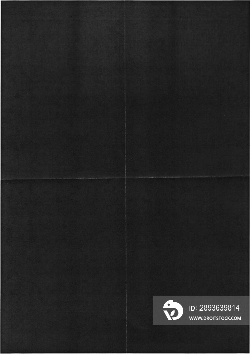 texture of folded black toner paper and cool poster overlay