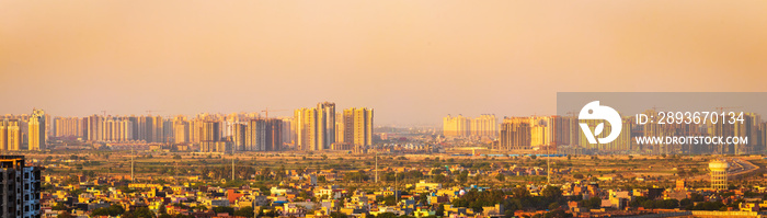  view of  high rise buildings in  greater Noida NCR, India