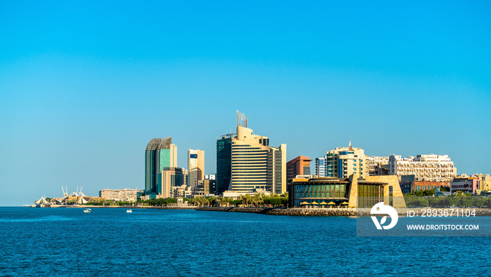 Skyline of Salmiya in Kuwait