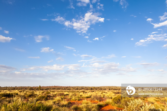 landscape scenery of the Australia outback