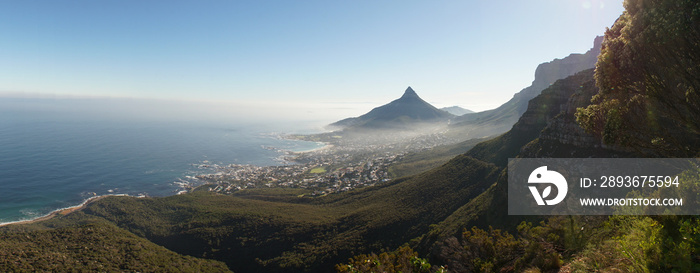 Hike to the Tranquility Crags along the Table Mountains of Cape Town, South Africa.