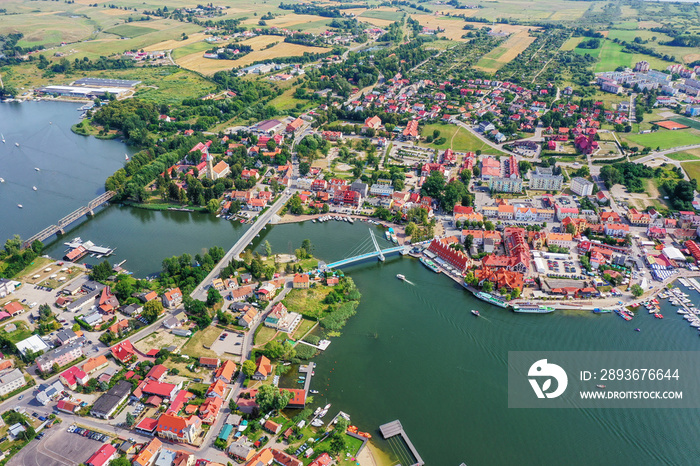 Mikołajki - the city of Mazury in north-eastern Poland