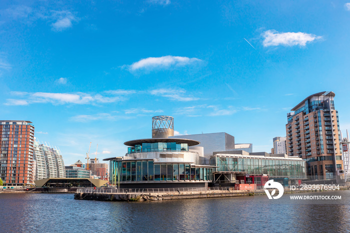 The Lowry at Salford Quays is the Greater Manchester`s most visited tourist attraction