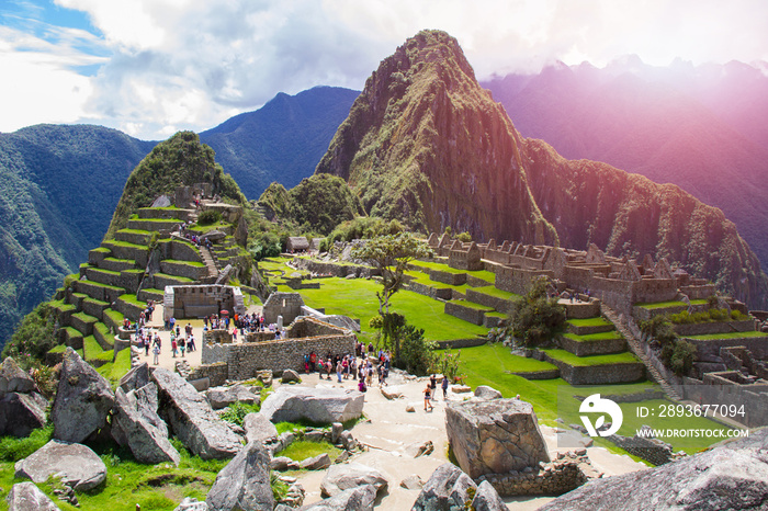 Machu Picchu, A UNESCO World Heritage Site in 1983. One of the New Seven Wonders of the World in Per