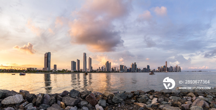 Sunset in Panama City, Panama