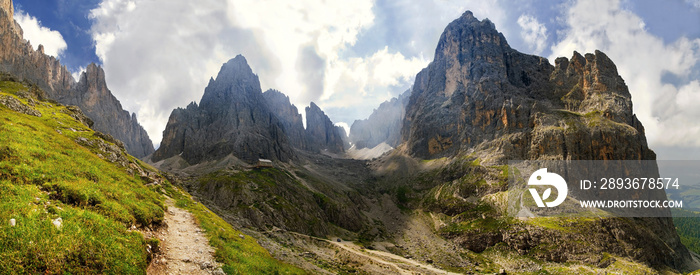 Langkofelgruppe全景