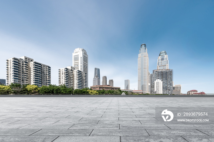 Road Surfaces and Financial District Buildings