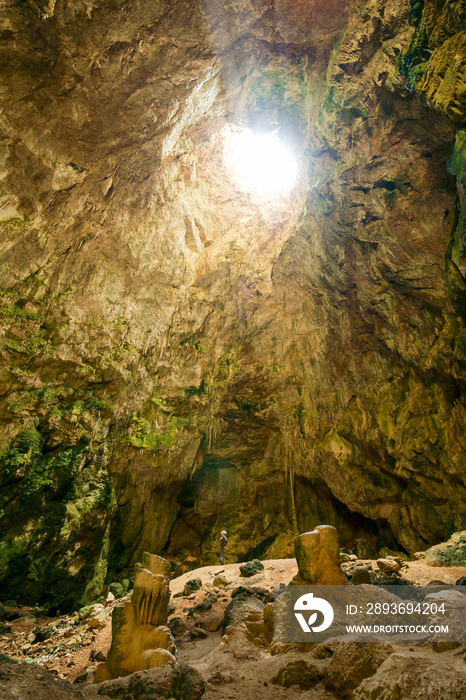 Avenc de Son Pou.Valle de Coanegra, Santa Maria del cami.Sierra de Tramuntana.Mallorca.Islas Baleare