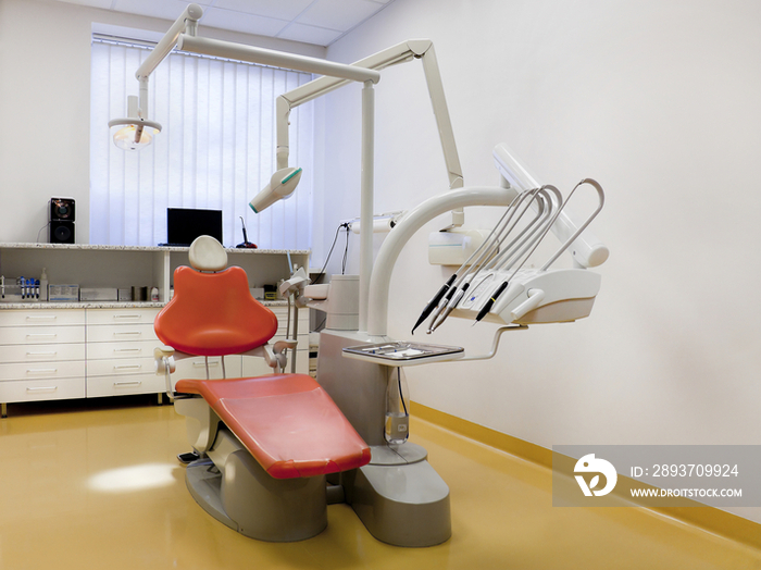 Dental treatment chair and equipment