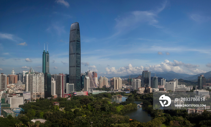 深圳城市建筑日景