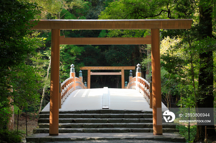 【三重県】伊勢神宮内宮 風祈宮橋