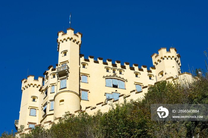 德国南部菲森(Fussen)旧天鹅堡(Schloss  Hohenschwangau)