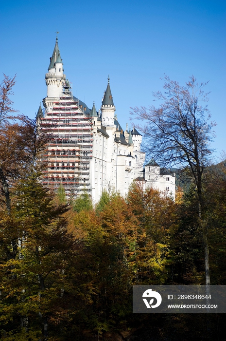 德国南部菲森(Fussen)旧天鹅堡(Schloss  Hohenschwangau)
