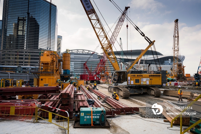 香港建筑工地