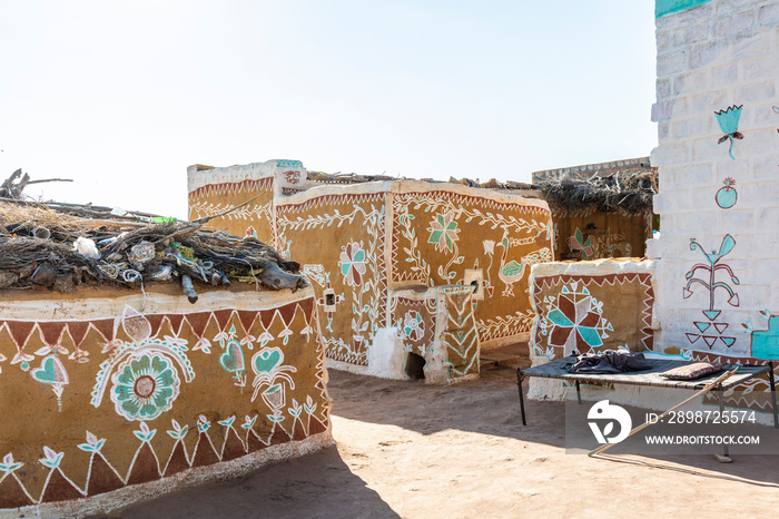 village in the THAR DESERT, located close to Jaisalmer, the Golden City in India.