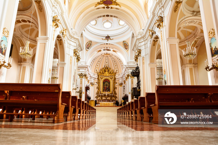 Inside of Cathedral of Chieti (Italy)