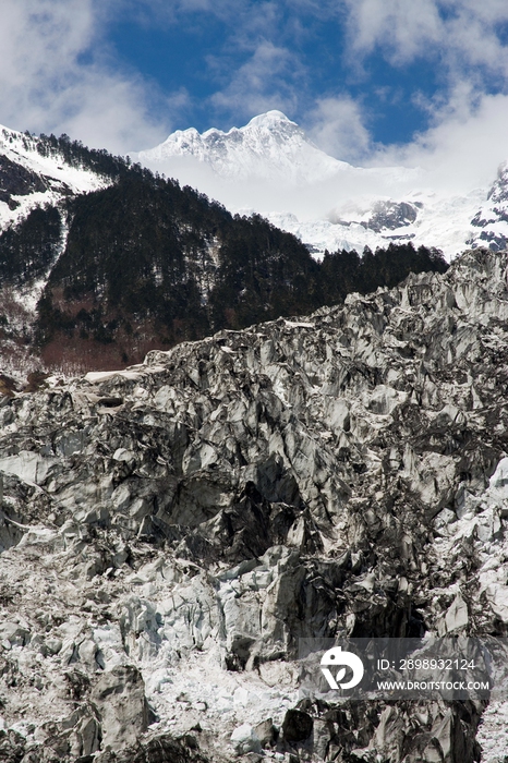 云南,德钦县,香格里拉,梅里雪山,明永冰川,