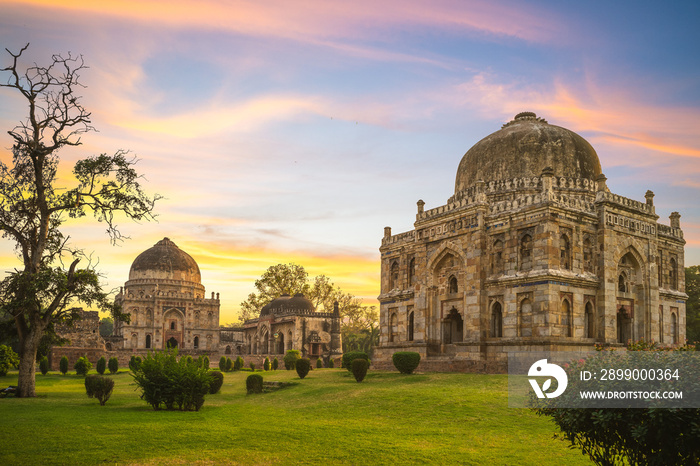 Bara Gumbad at lodi garden in delhi, india