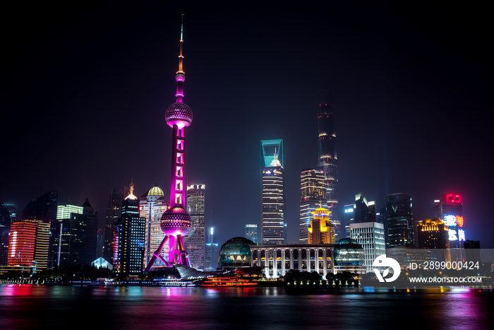 Night view of Shanghai