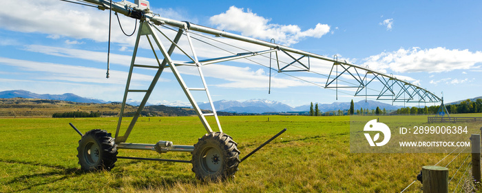 Panoramic Photo of Farming Machinery on a Farm near Queenstown, South Island, New  Zealand