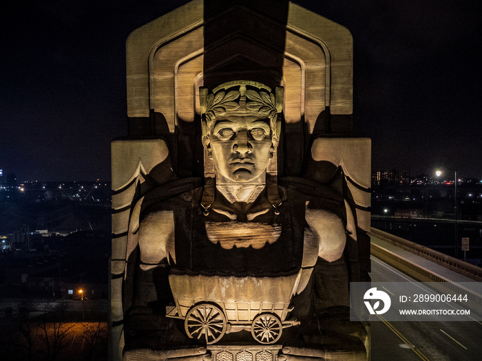 Guardians of Traffic - Statues - Cleveland, Ohio