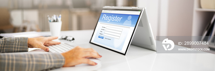 Online Web Registration Form On Website