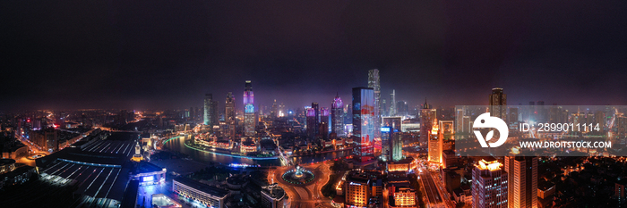 天津城市风夜景