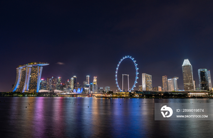 新加坡城市夜景