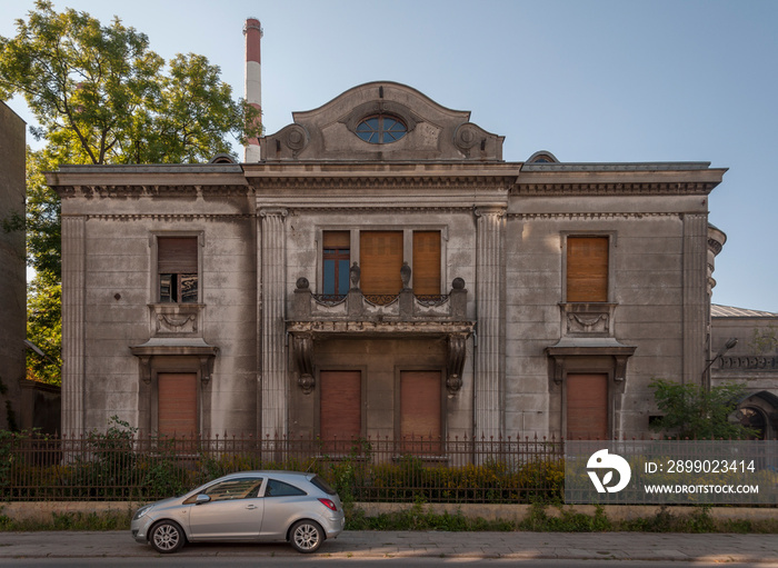 Abandoned villa of Leon Allart in Łódź, Poland