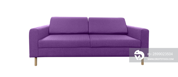 furniture Violet color sofa bed multi function with isolated on a transparent background