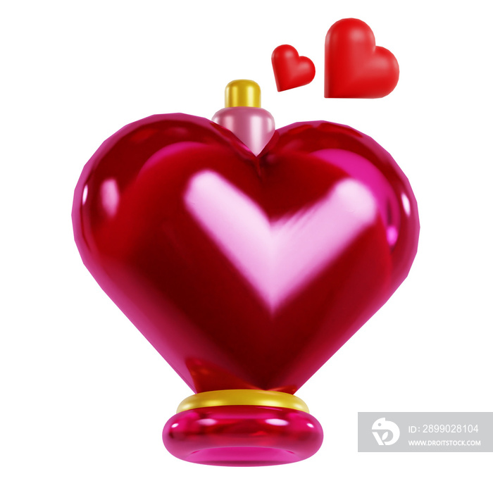 3d perfume valentine icon