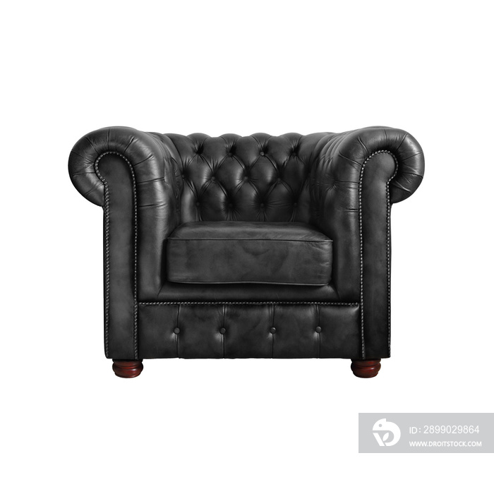 Classic leather armchair