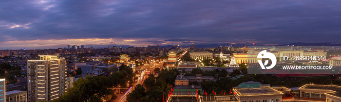 北京前门大街夜景