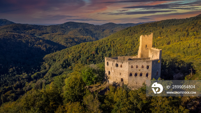 Château du Spesbourg Alsace 67 Andlau France