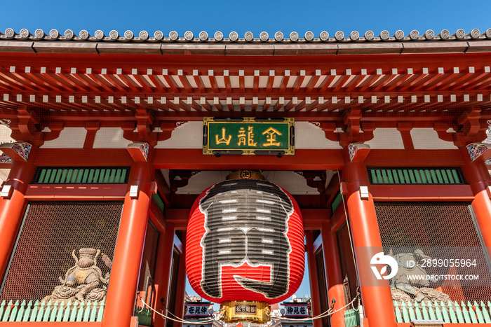 東京浅草　浅草寺雷門