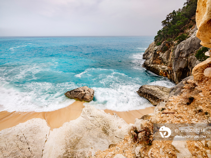 Cala Goloritzé, a pearl of the Mediterranean, on the east coast of Sardinia