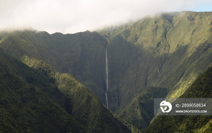 A View of Honokohau Falls, Maui’s Tallest Waterfall, Hawaii