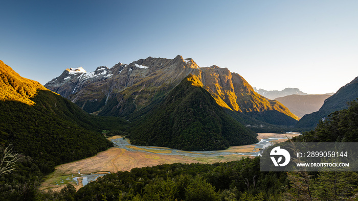 Route Burn Valley, Routeburn Track, New Zealand