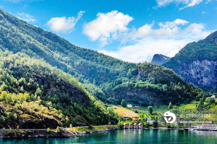 beautiful landscapes of the fjords of norway