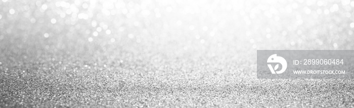 white and silver bokeh abstract background