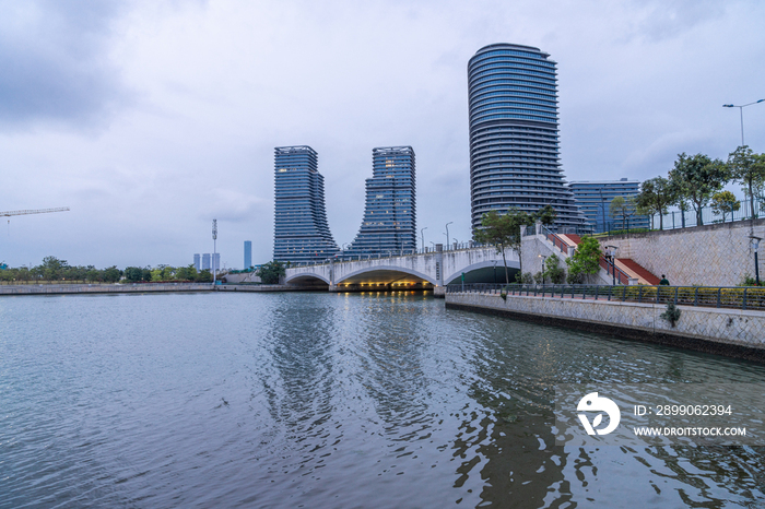 厦门海沧湖水秀公园