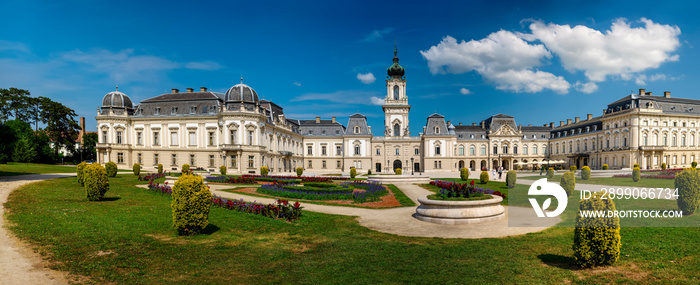 Festetics castle famous baroque palace ing Keszthely, Hungary