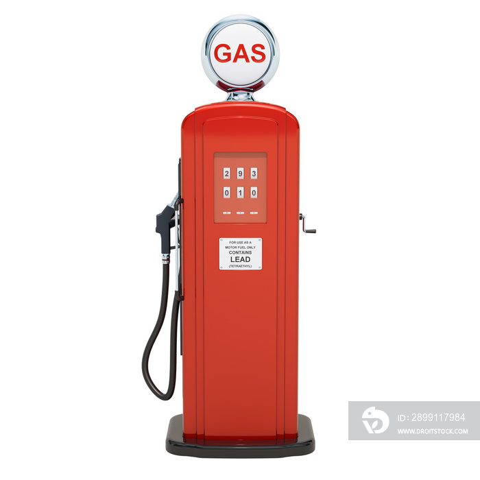 Retro Gas Pump.3D渲染