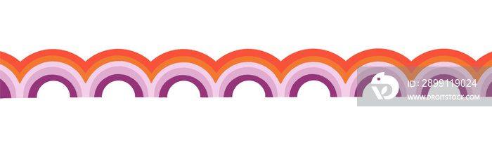 LGBT+ pride banner frame element