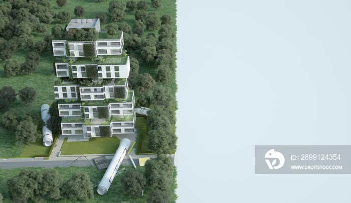 Sustainable apartment building project