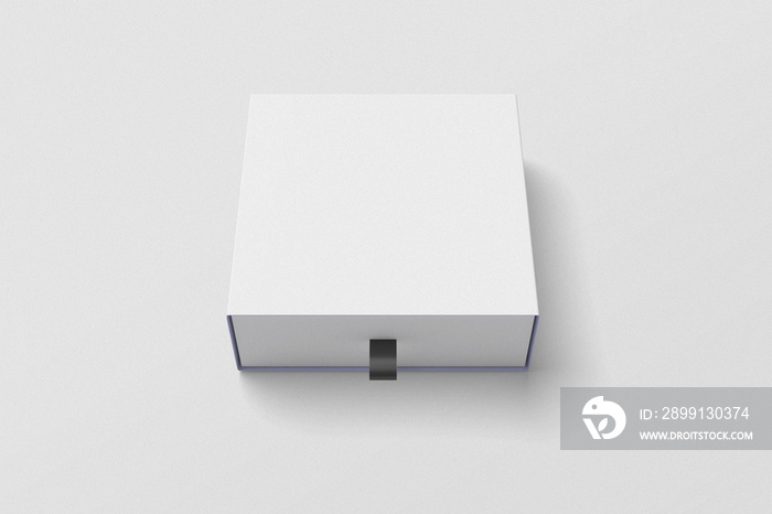 方形滑动抽屉盒实物模型
